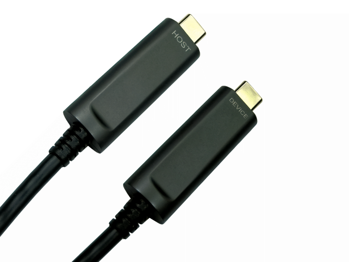 TieDex UK USB Cable, Male USB Type C to Male, USB 3.1 USB Type C, Black, 5 m