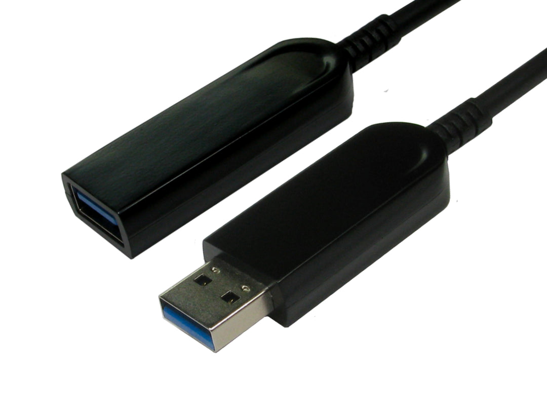 TieDex UK USB 3.0, Female USB to Female USB, Black, 15 m