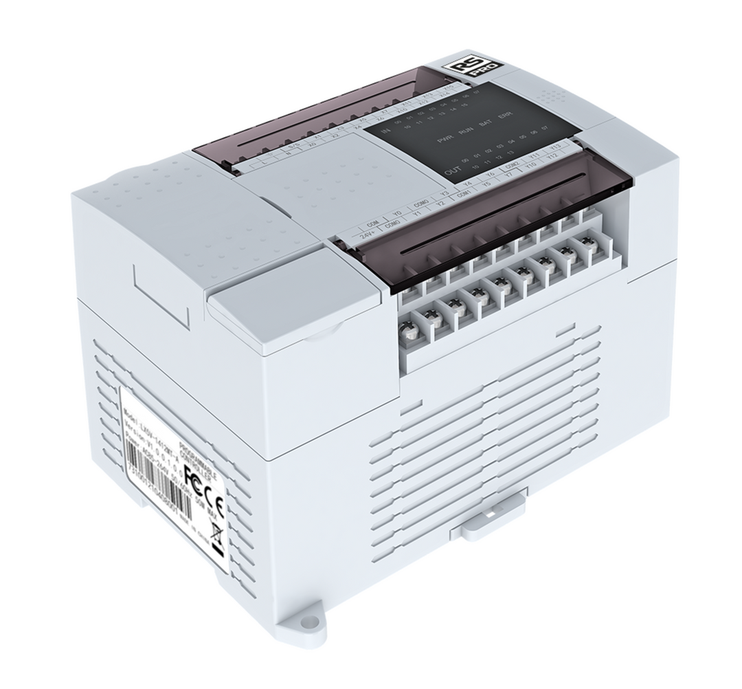 TieDex UK Logic Controller, 14-Input, AC Input, 12 Outputs, Transistor Output