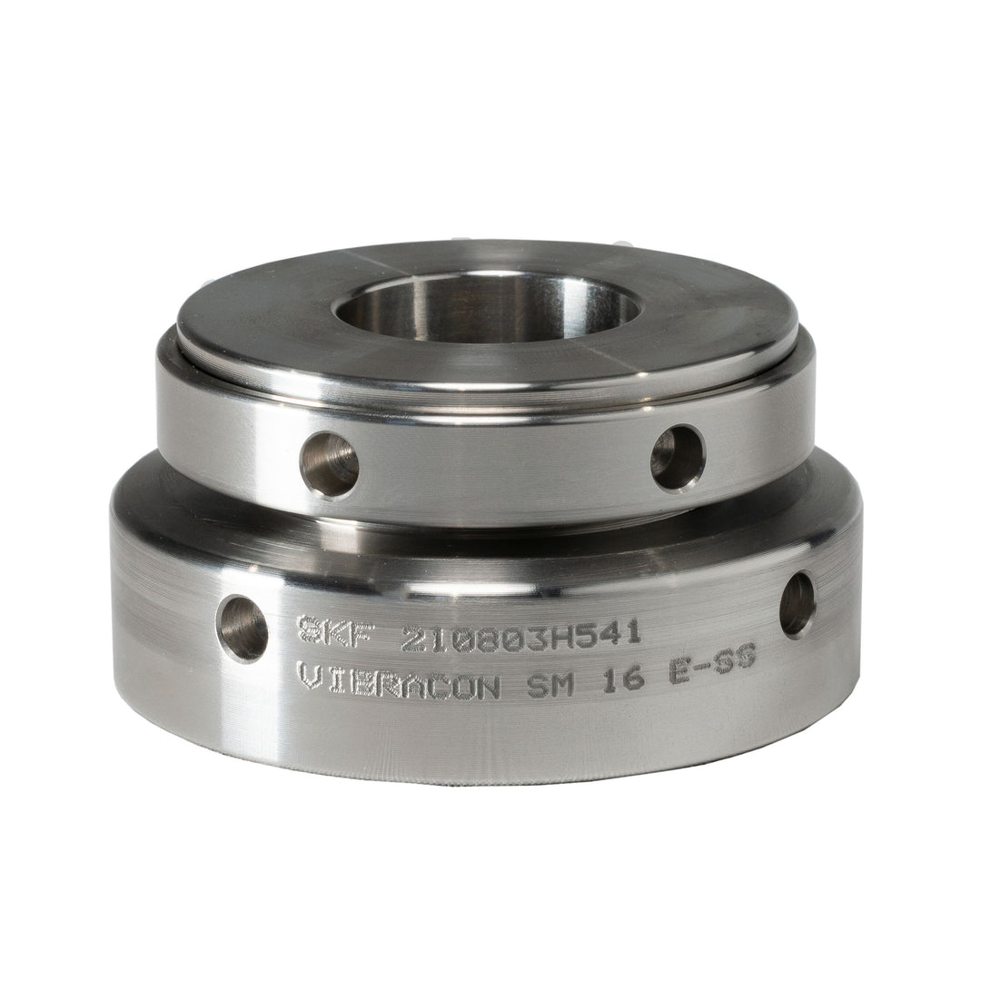 SKF Circular M16 x 20 Anti-Vibration Mount, Adjustable Chocks with 140 kN Compression, 22mm Bore, 80 mm OD, 48 mm H_SM 16 E-SS