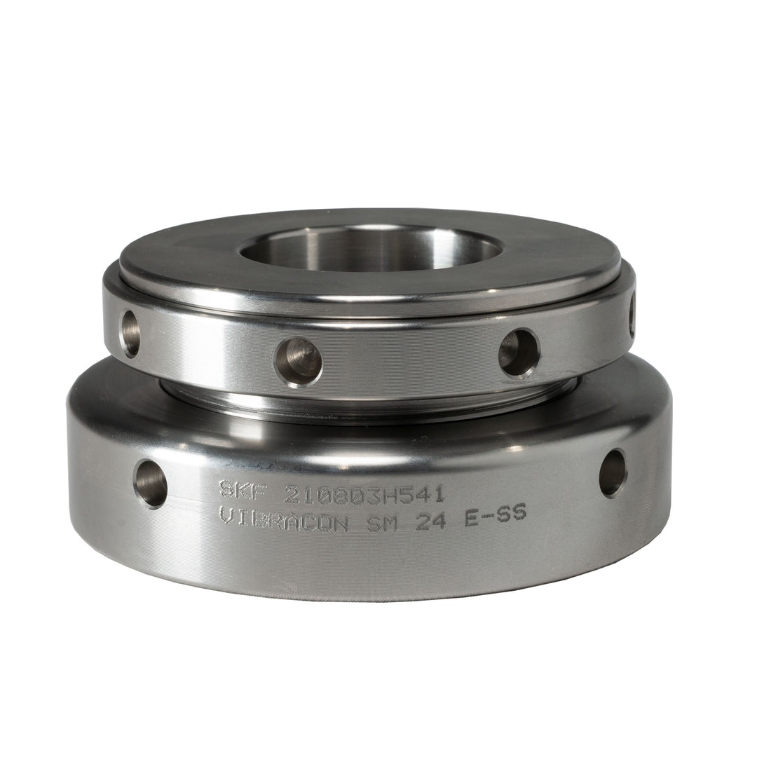 SKF Circular M24 x 30 Anti-Vibration Mount, Adjustable Chocks with 325 kN Compression, 33mm Bore, 120 mm OD, 60 mm H_SM 24 E-SS