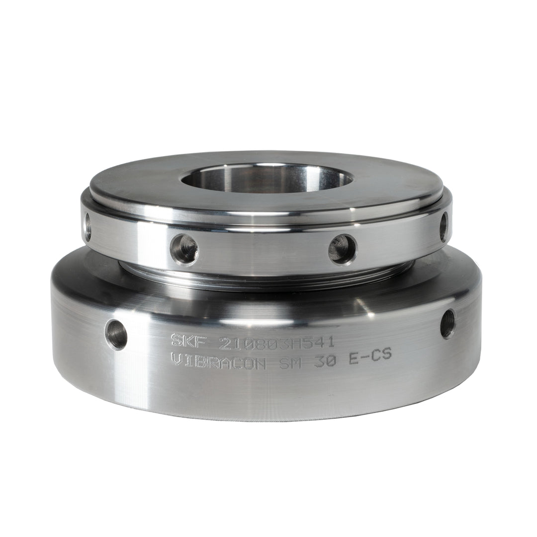 SKF Circular M30 x 36 Anti-Vibration Mount, Adjustable Chocks with 475 kN Compression, 39mm Bore, 140 mm OD, 65 mm H_SM 30 E-CS