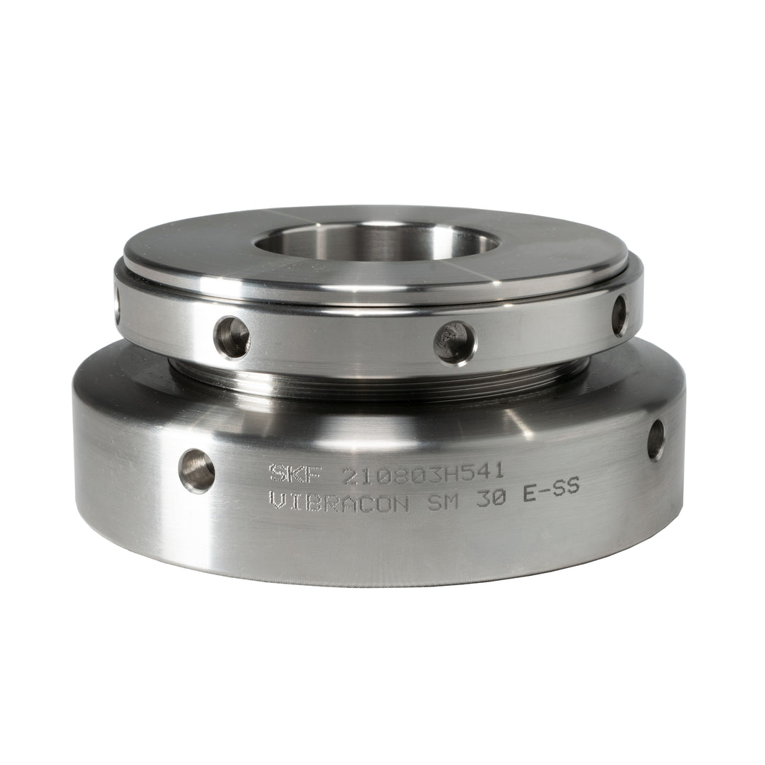 SKF Circular M30 x 36 Anti-Vibration Mount, Adjustable Chocks with 475 kN Compression, 39mm Bore, 140 mm OD, 65 mm H_SM 30 E-SS