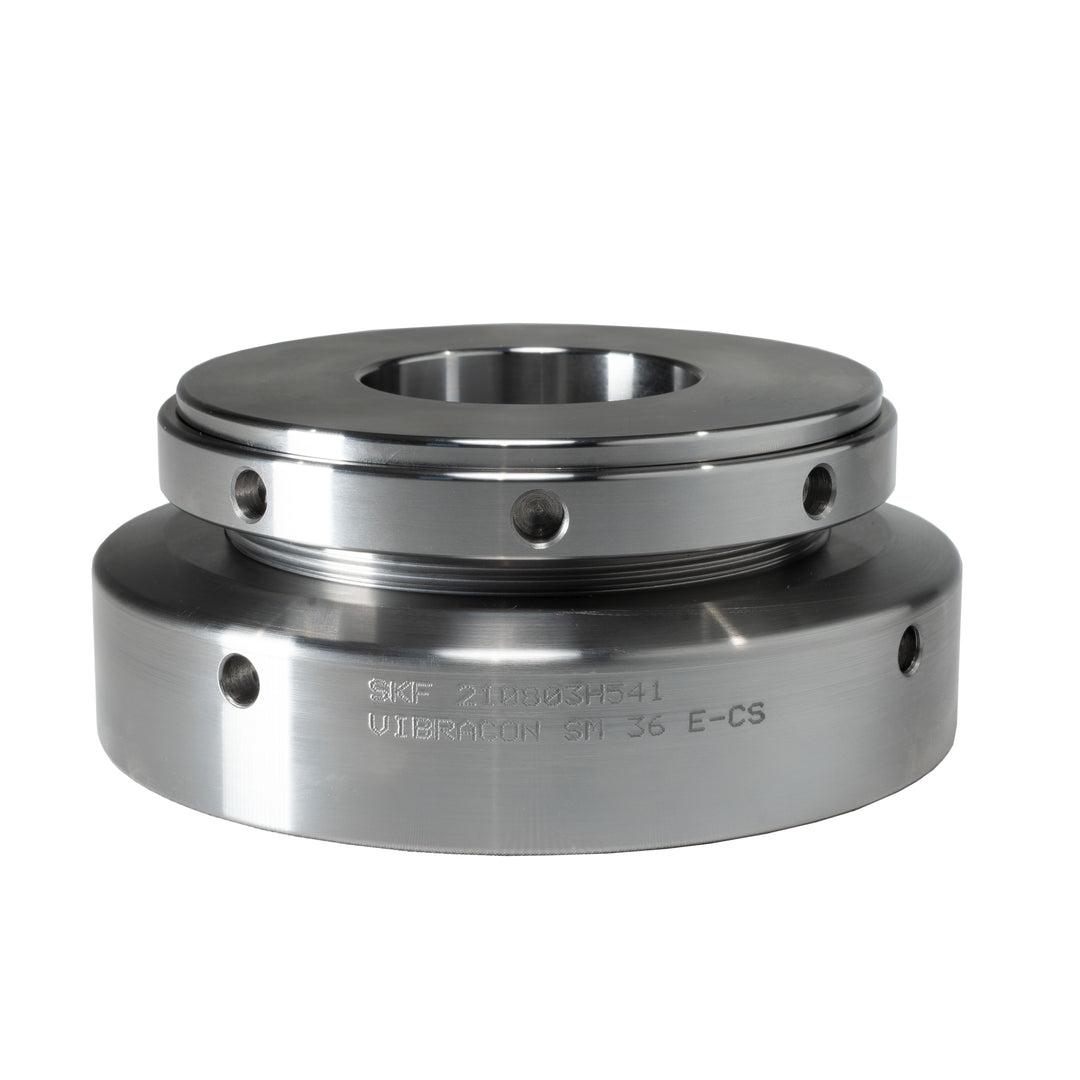 SKF Circular M36 x 42 Anti-Vibration Mount, Adjustable Chocks with 650 kN Compression, 45mm Bore, 160 mm OD, 70 mm H_SM 36 E-CS