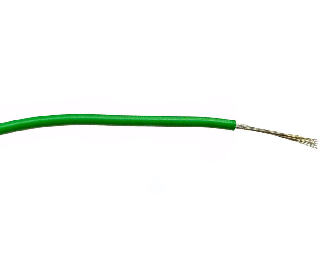 TieDex UK Green Hook Up Wire, 16 x 0.2 mm, 200 μm core strands, 500 m, Polyvinyl Chloride
