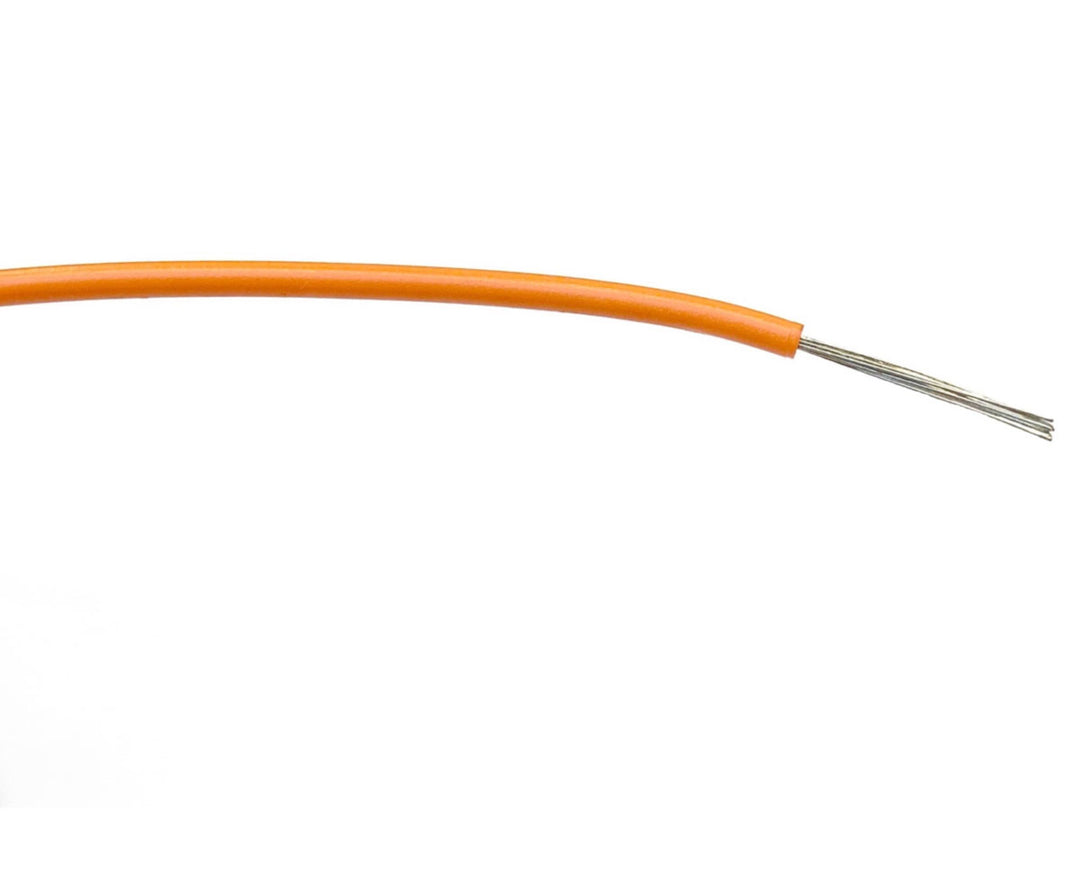 TieDex UK Orange Hook Up Wire, 16 x 0.2 mm, 200 μm core strands, 500 m, Polyvinyl Chloride