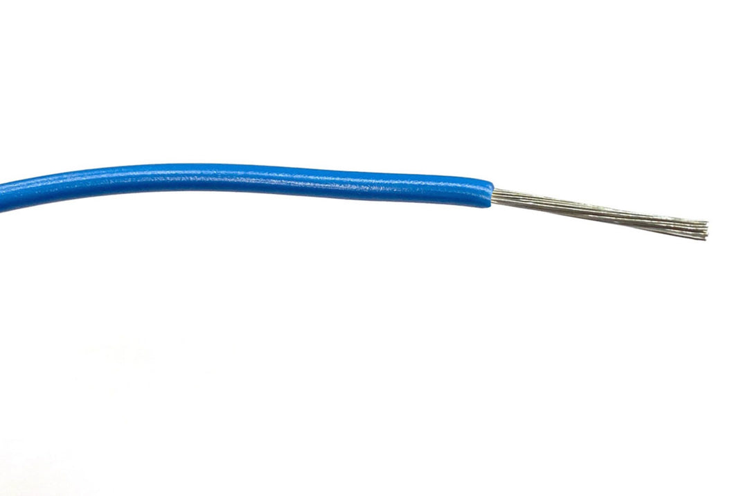 TieDex UK Blue Hook Up Wire, 32 x 0.2 mm, 200 μm core strands, 500 m, Polyvinyl Chloride