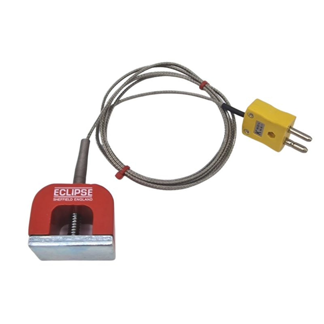 TieDex UK Type K Horseshoe Magnet Thermocouple 1.5 m Length, 30 mm Diameter, -50 °C → 250 °C Max