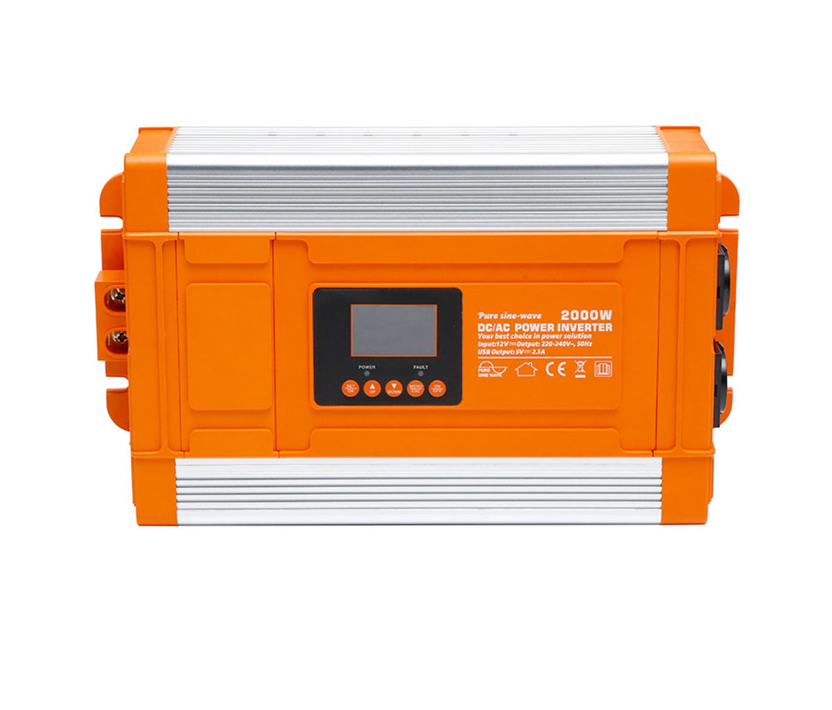 TieDex UK Chassis 2000W Fixed Installation DC-AC Power Inverter, 48V dc Input, 230V ac Output