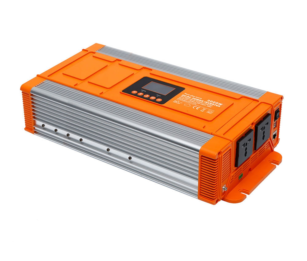 TieDex UK Chassis 3000W Fixed Installation DC-AC Power Inverter, 12V dc Input, 230V ac Output