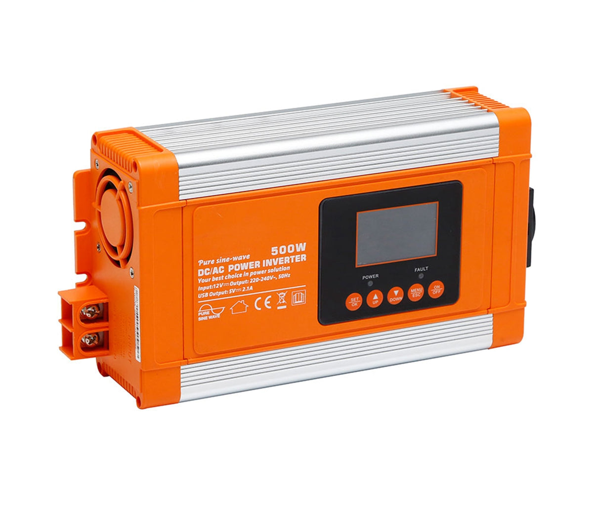 TieDex UK Chassis 500W Fixed Installation DC-AC Power Inverter, 24V dc Input, 230V ac Output