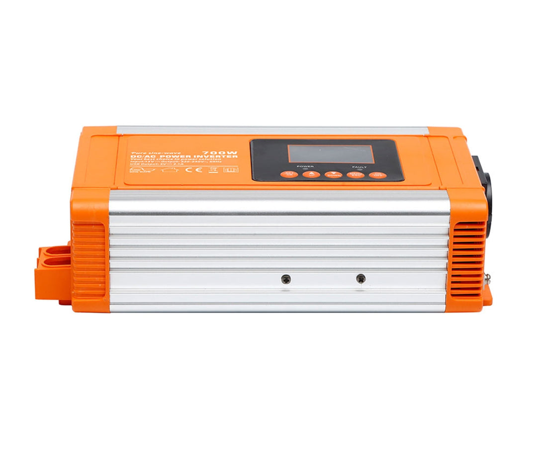 TieDex UK Chassis 700W Fixed Installation DC-AC Power Inverter, 24V dc Input, 230V ac Output