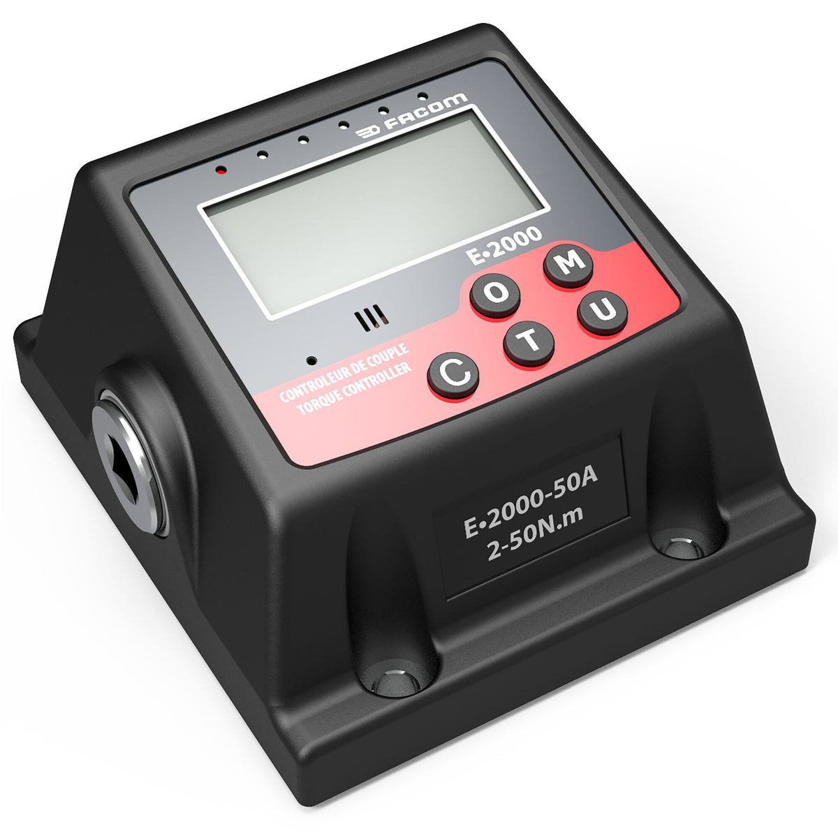 Facom Digital Torque Tester, 3/8 in Drive, 1% (sens horaire), 3% (Sens anti-horaire) Accuracy