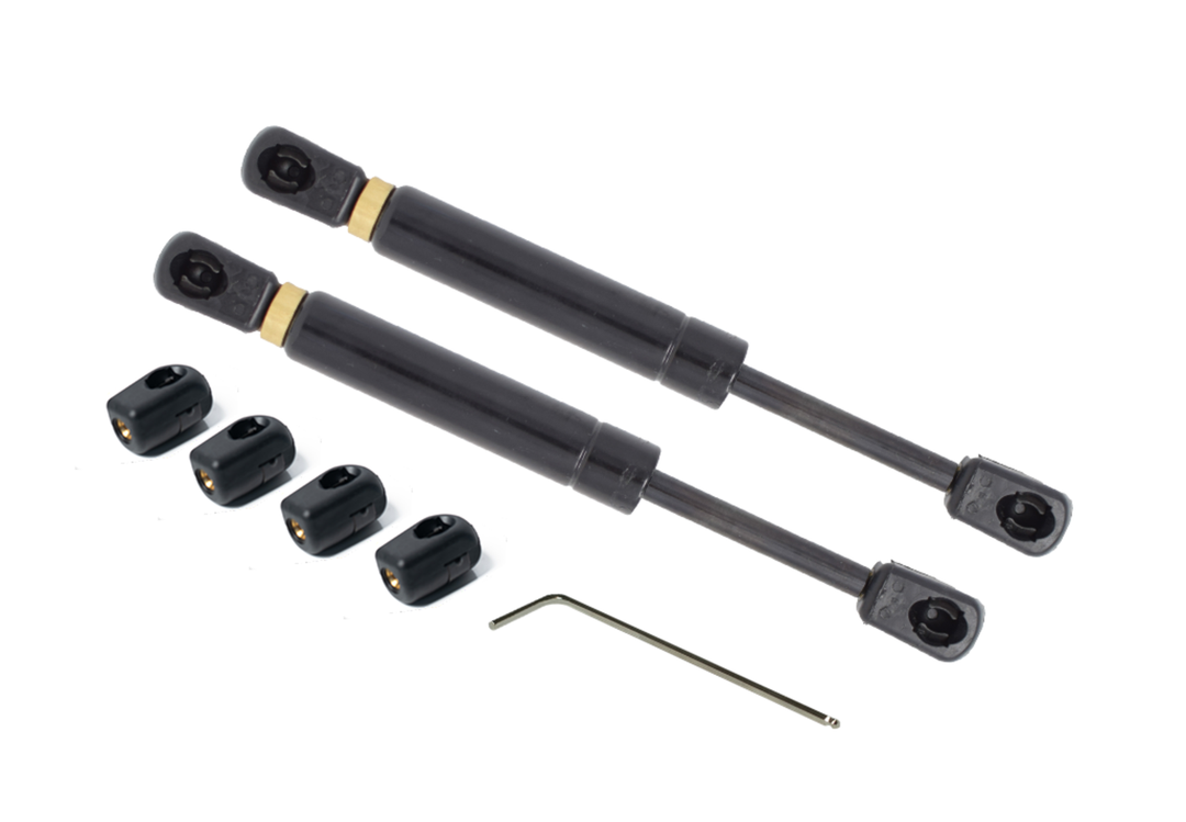 TieDex UK Steel Gas Strut, with Ball &amp; Socket Joint, 1.15 m Extended Length, 500 mm Stroke Length