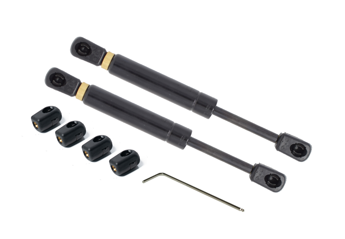 TieDex UK Steel Gas Strut, with Ball & Socket Joint, 1.15 m Extended Length, 500 mm Stroke Length