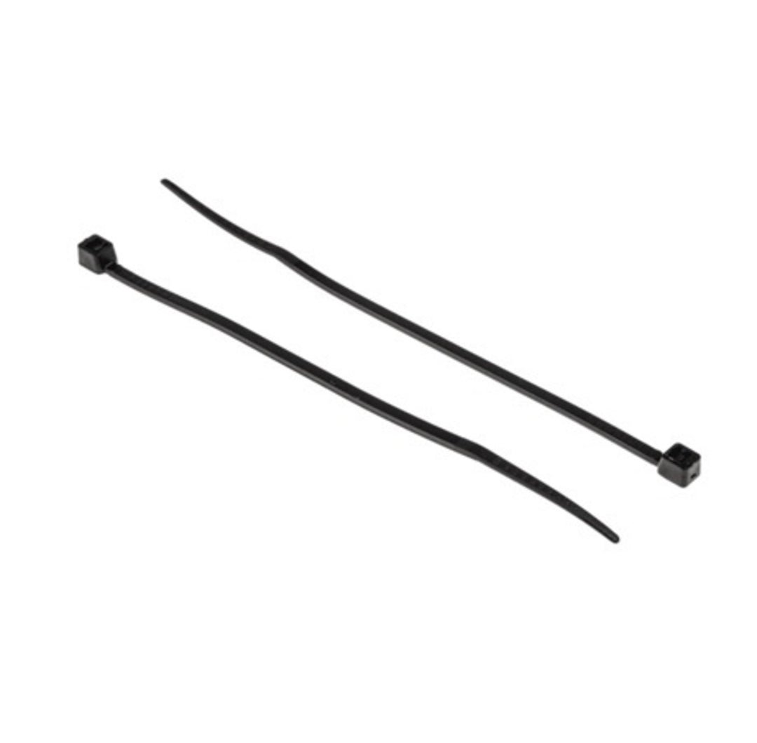 TieDex UK Cable Tie, Non-Releasable, 750 mm x 7.5mm, Black Polyamide 66