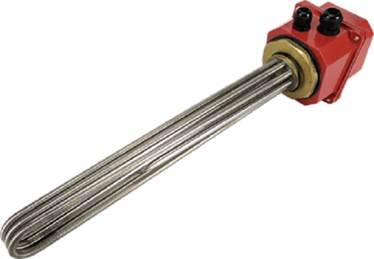 TieDex UK Heating Element, 876mm, Immersion Heater, 6 kW, 230V ac, 415 V ac