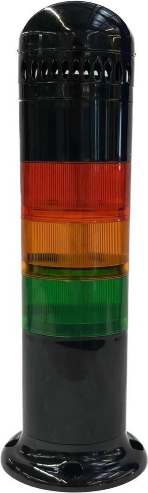 TieDex UK Green, Amber, Red Signal Tower 2-Tone Sounder, 6 Lights 240V ac Screw
