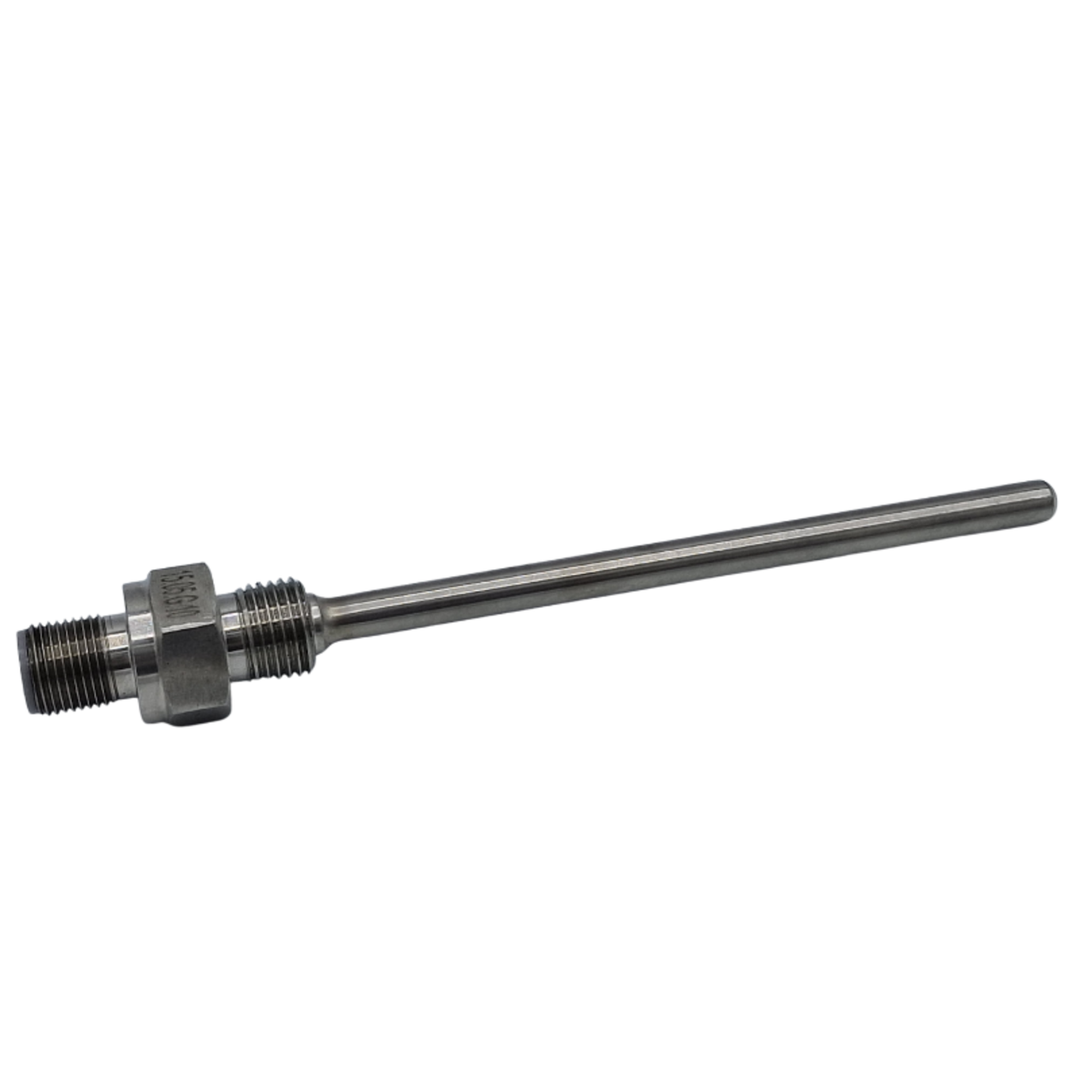 TieDex UK PT100 RTD Sensor 6 mm Dia, 250 mm Long, 4 Wire, Class A 250 °C max