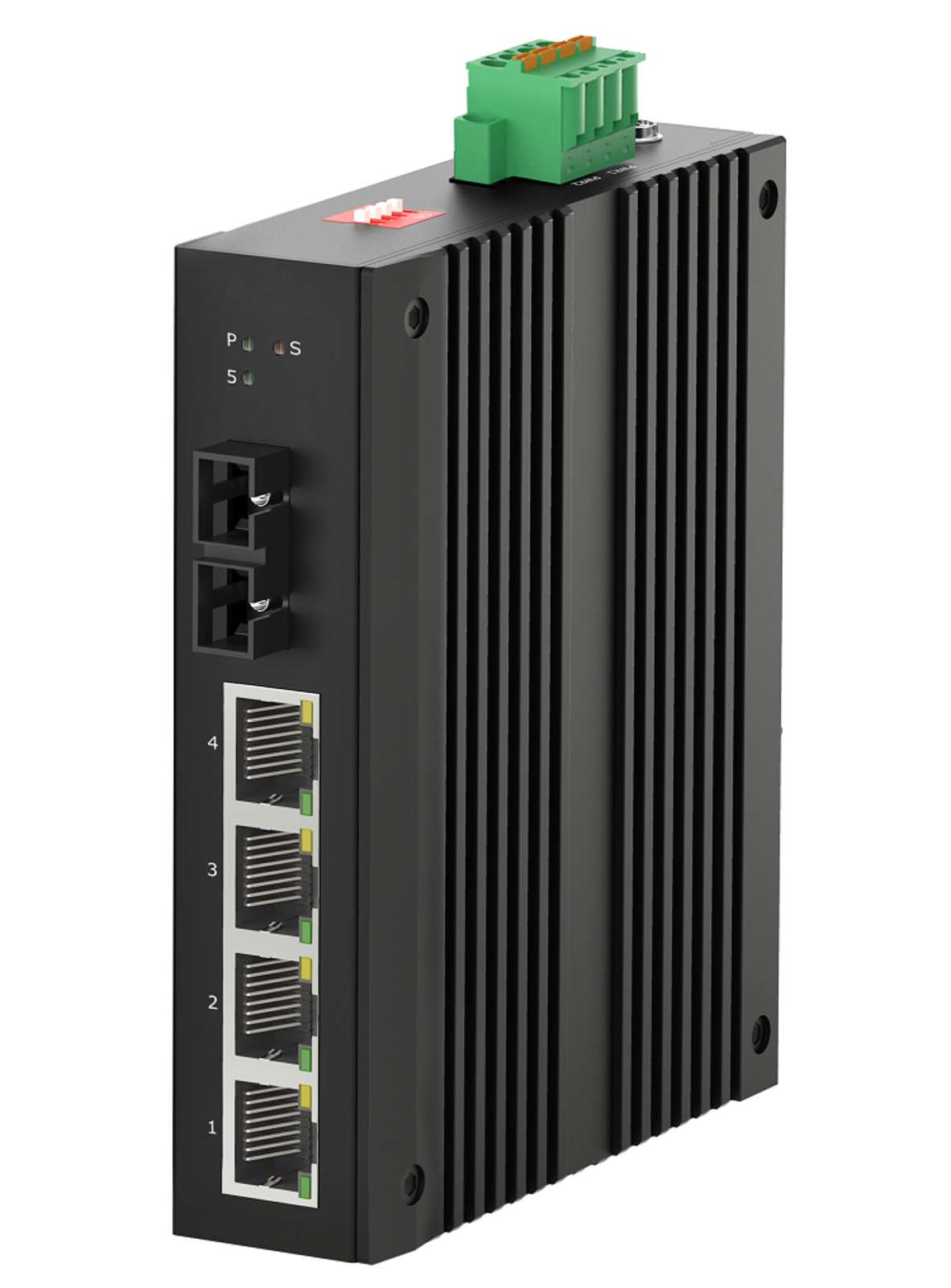 TieDex UK Unmanaged 4 Port Ethernet Switch