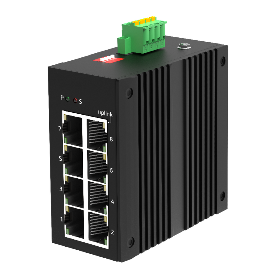 TieDex UK Unmanaged 8 Port Ethernet Switch