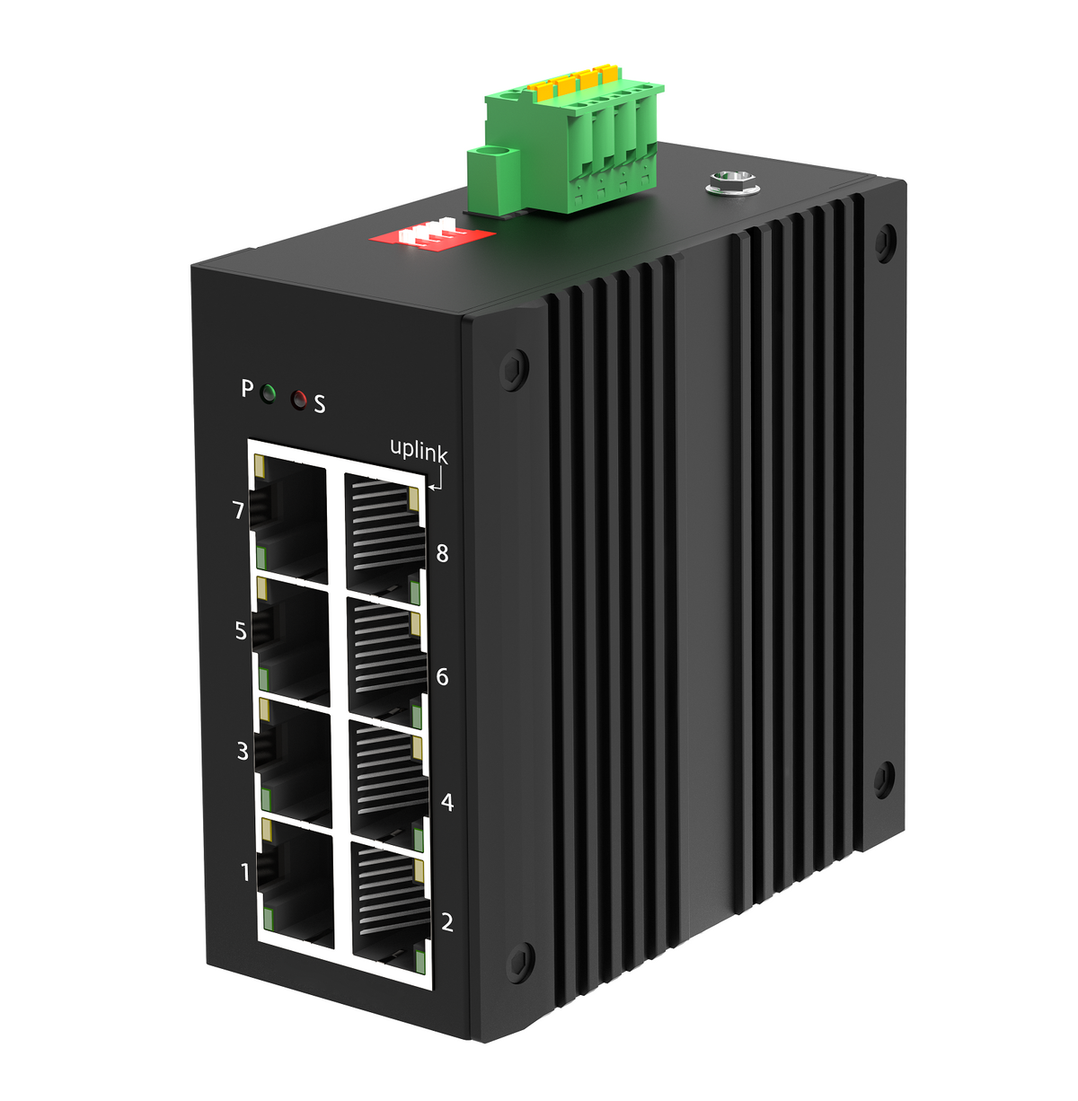 TieDex UK Unmanaged 8 Port Ethernet Switch