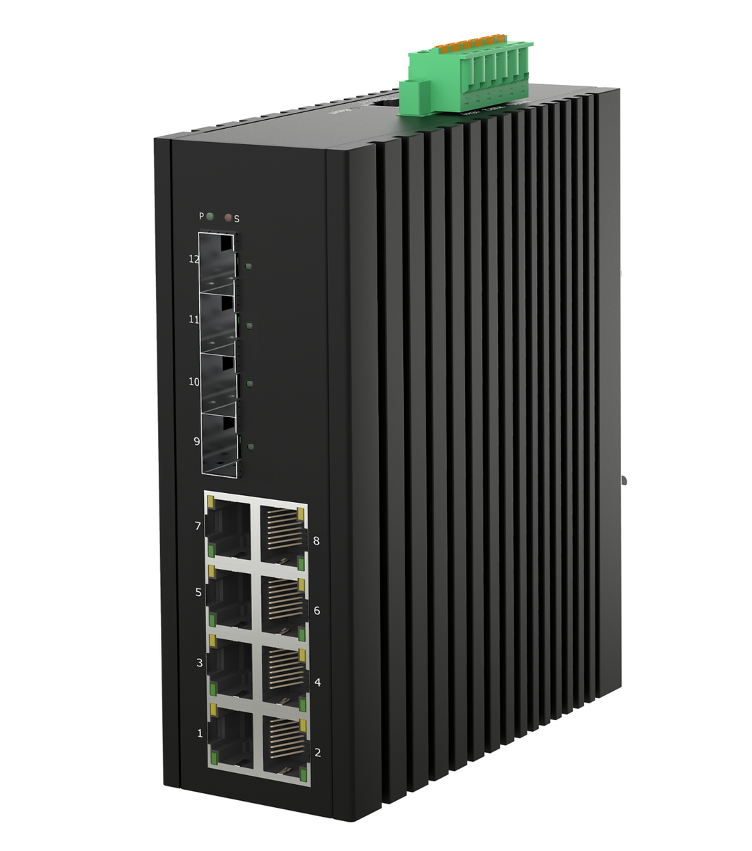 TieDex UK Managed 8 Port Ethernet Switch