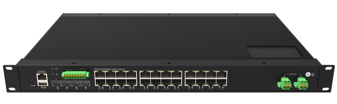 TieDex UK Managed 24 Port Ethernet Switch