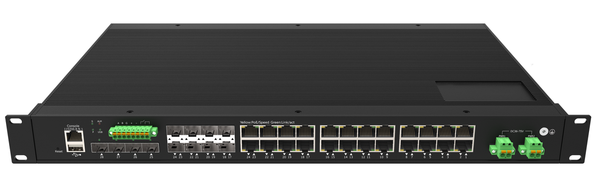 TieDex UK Managed 16 Port Ethernet Switch
