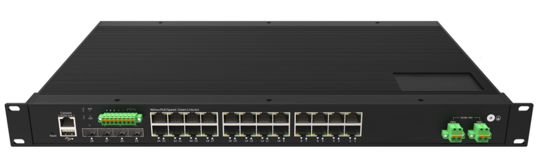 TieDex UK Managed 24 Port Ethernet Switch