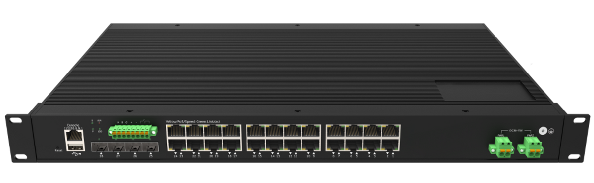 TieDex UK Managed 24 Port Ethernet Switch