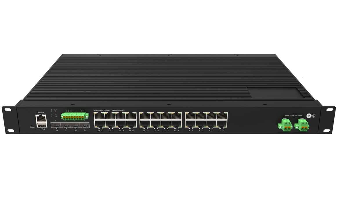 TieDex UK Managed 24 Port Ethernet Switch
