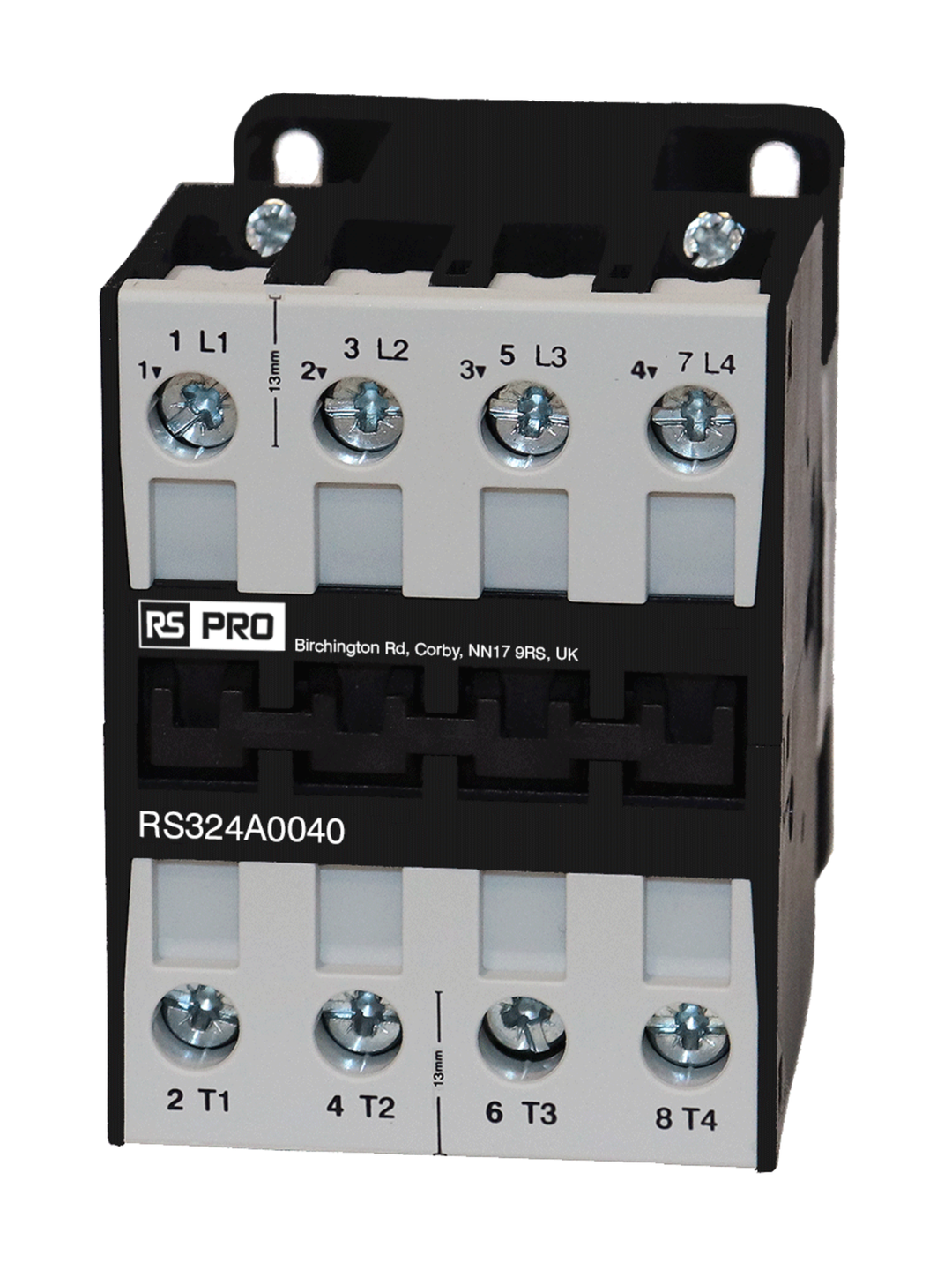 TieDex UK Contactor, 230V ac Coil, 4-Pole, 24 A, 11 kW 24V, 3V, 400 V