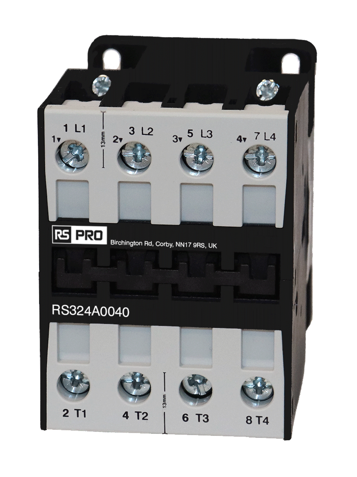 TieDex UK Contactor, 230V ac Coil, 4-Pole, 24 A, 11 kW 24V, 3V, 400 V