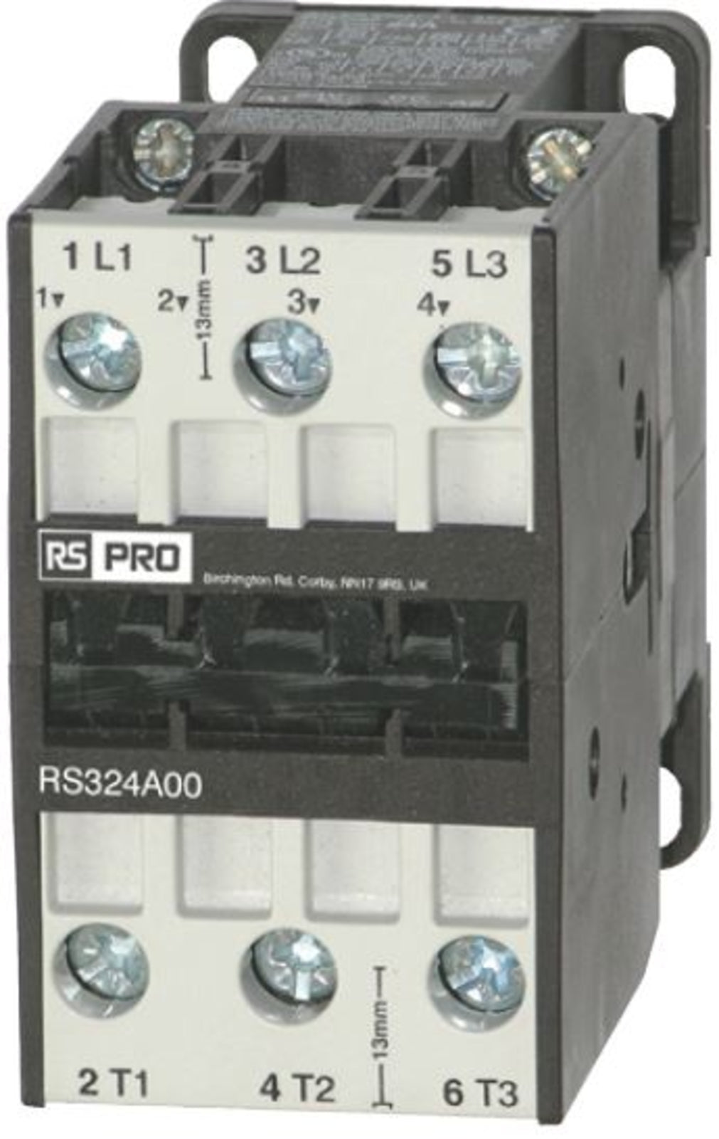 TieDex UK Contactor, 24V dc Coil, 3-Pole, 40 A, 18.5 kW 24V dc, 400V, 3 V
