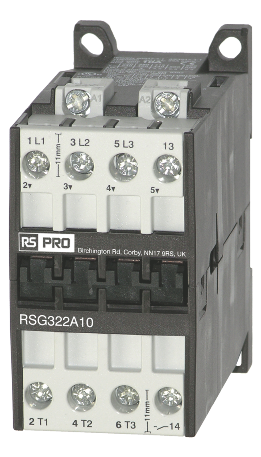 TieDex UK Contactor, 24V dc Coil, 3-Pole, 22 A, 11 kW, 400V, 3 V
