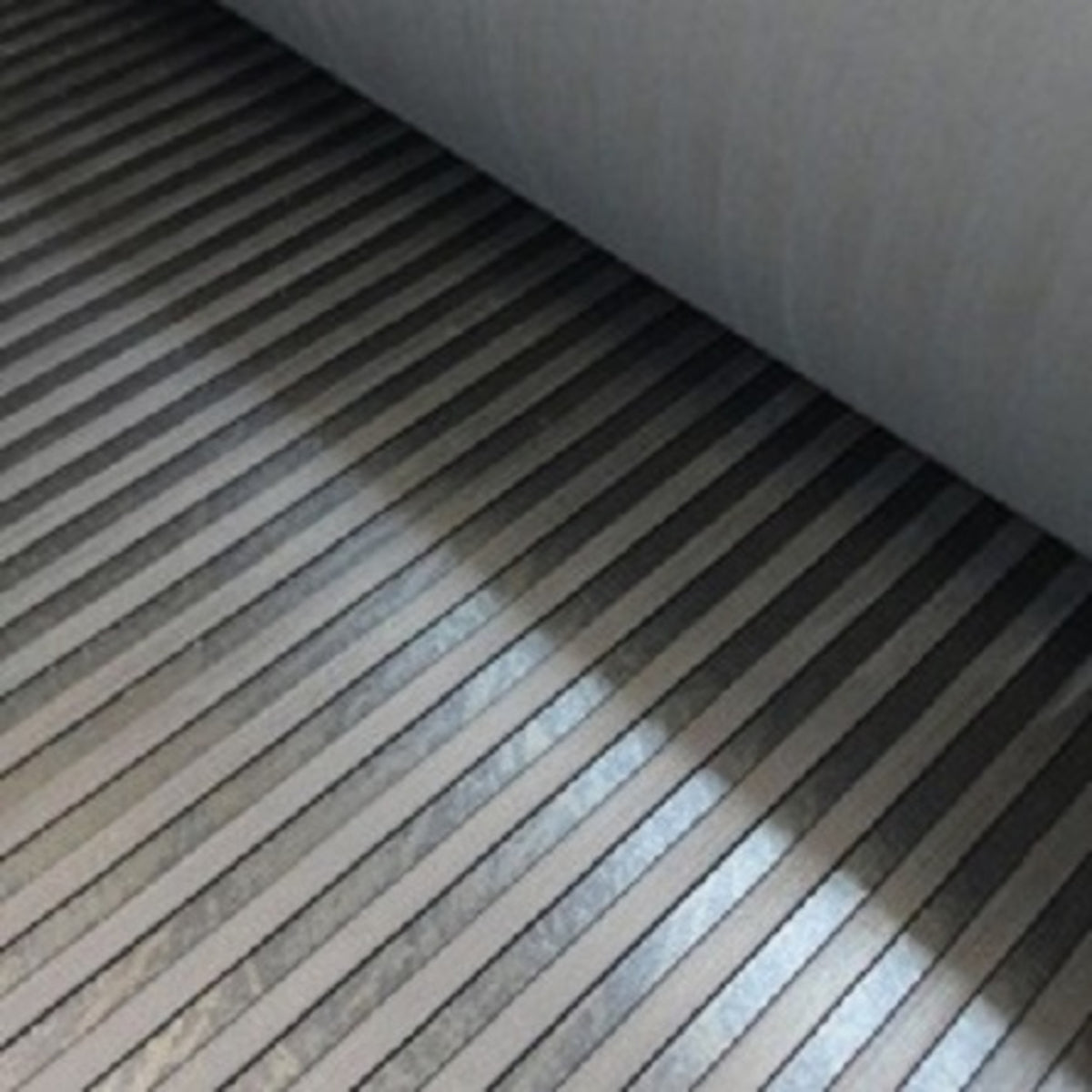 TieDex UK Black Anti-Fatigue Mat Rubber Anti-slip Tile Ribbed Finish 10 m x 2m x 4.5 mm