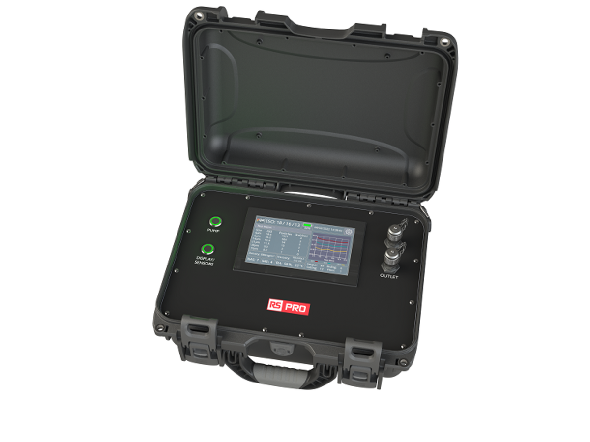 TieDex UK Digital Particle Counter, 10 h Run Time, IP67, IP54