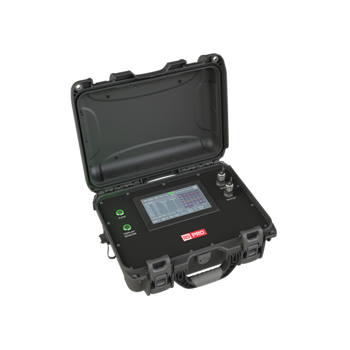 TieDex UK Digital Diesel Fuel Particle Counter, 10 h Run Time, IP67, IP54
