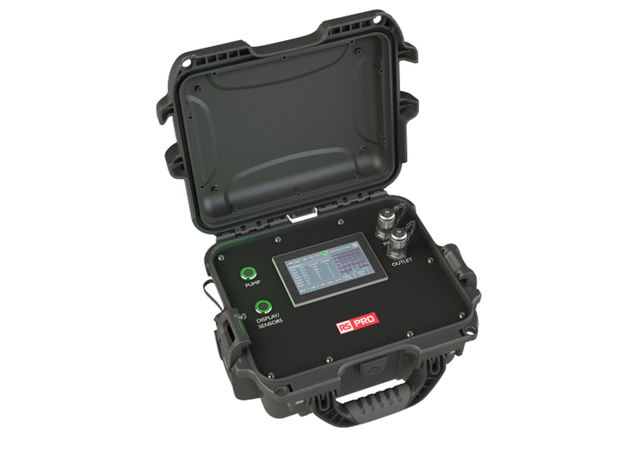 TieDex UK Digital Particle Counter, 10 h Run Time, IP67, IP54