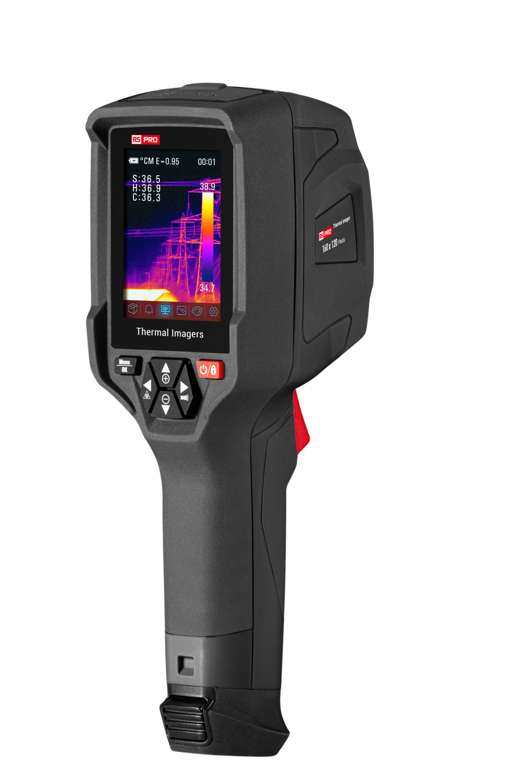 TieDex UK RS-979D WiFi, USB Thermal Imaging Camera, 550 °C 160 x 120 pixel Detector Resolution, RSCAL