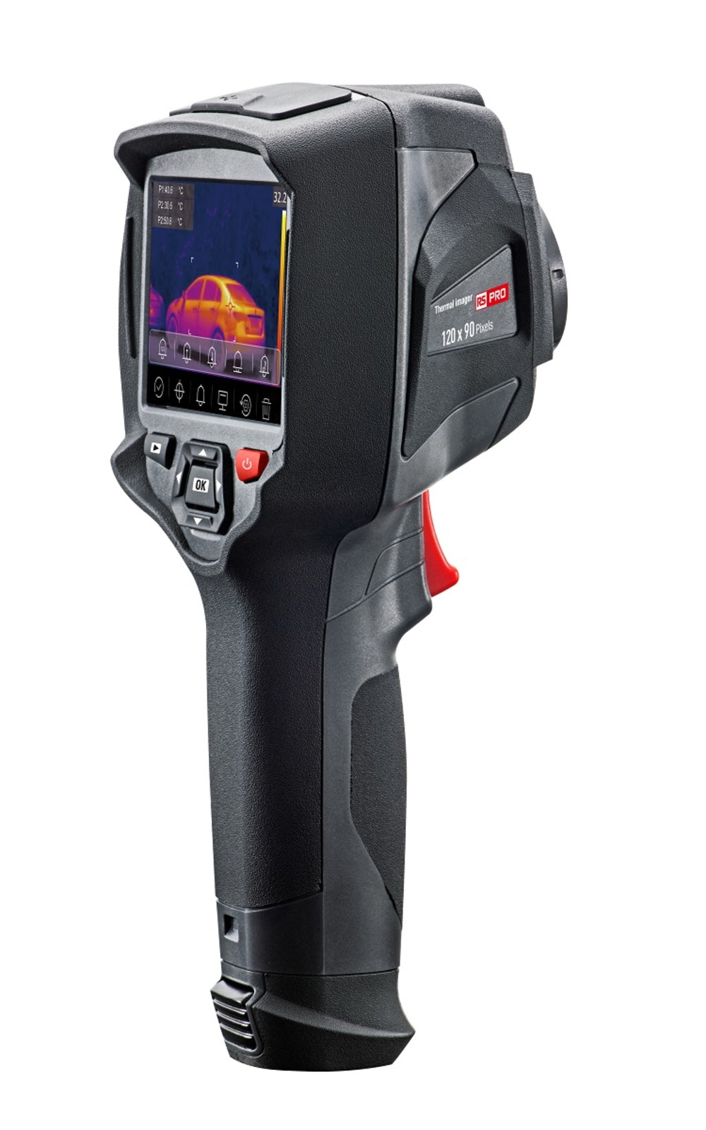 TieDex UK RS-984 USB/WiFi Thermal Imaging Camera, 550 °C 120 x 90 pixel Detector Resolution