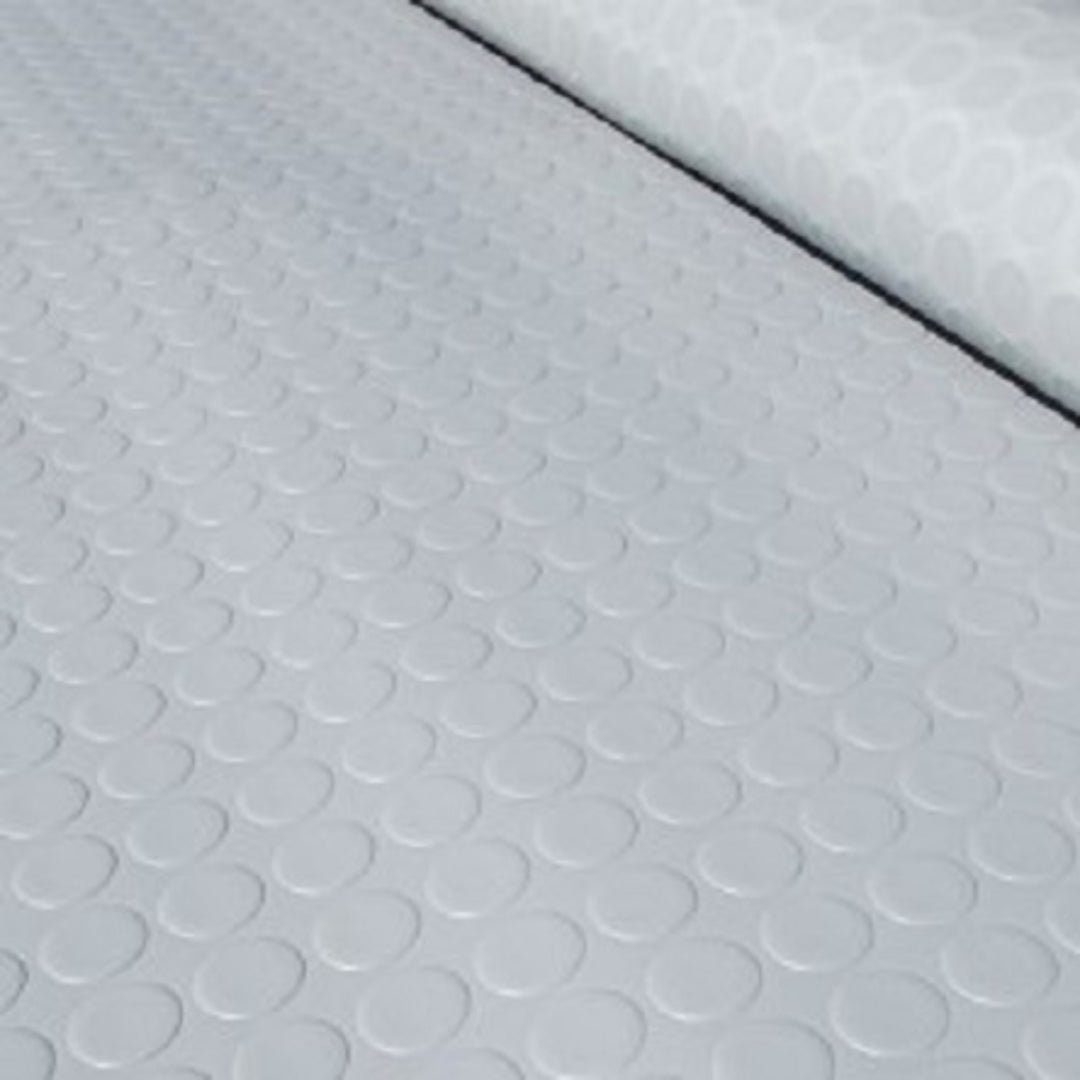 TieDex UK Grey Anti-Slip Flooring Rubber, Polyurethane, Polyvinyl Roll Anti-Slip Finish 10 m x 2m x 2 mm