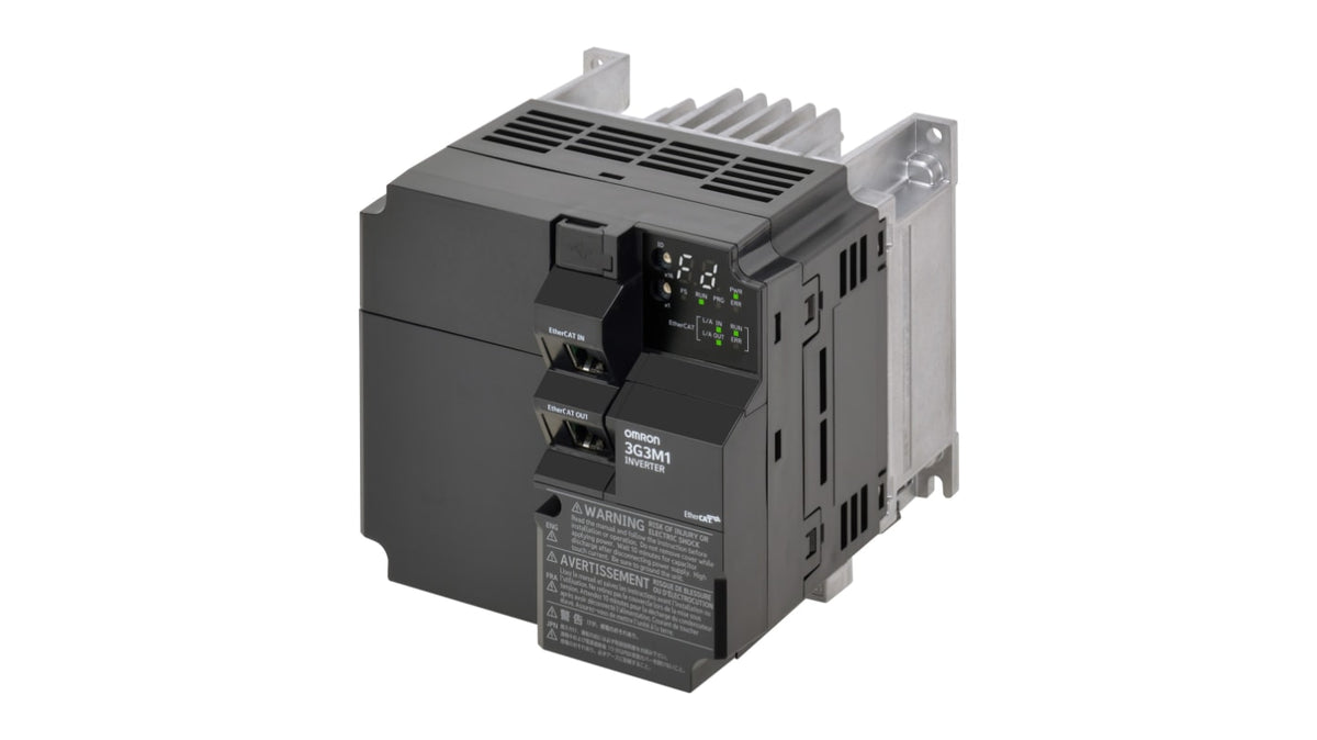 Omron Variable Speed Drive, 5.5 kW, 3 Phase, M1 Series 200V ac 19.6 A