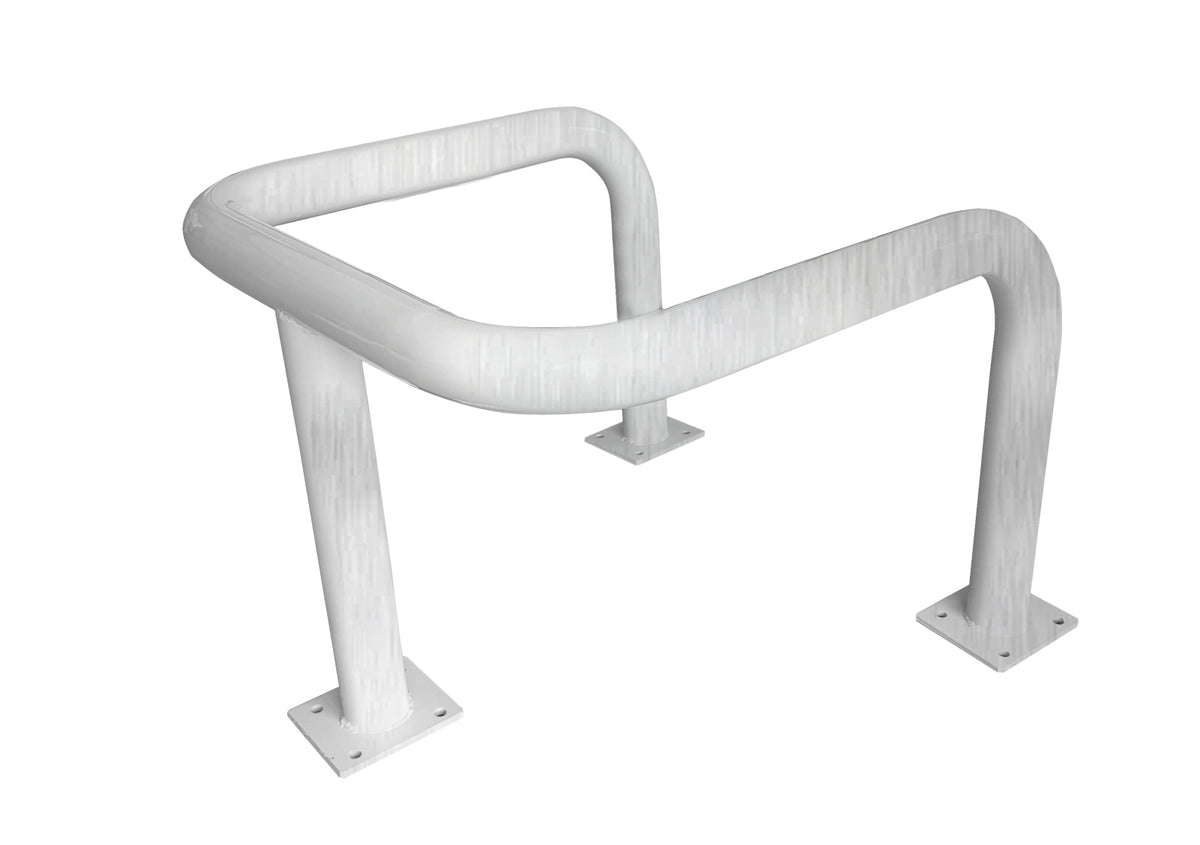 TieDex UK Grey Safety Barrier, Galvanised Steel