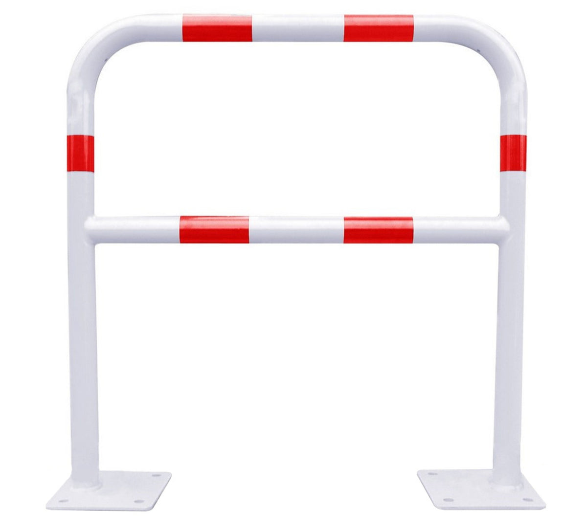 TieDex UK Red, White Safety Barrier, Steel