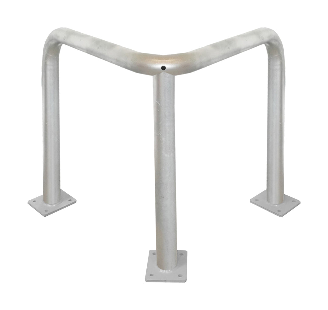 TieDex UK Grey Safety Barrier, Galvanised Steel
