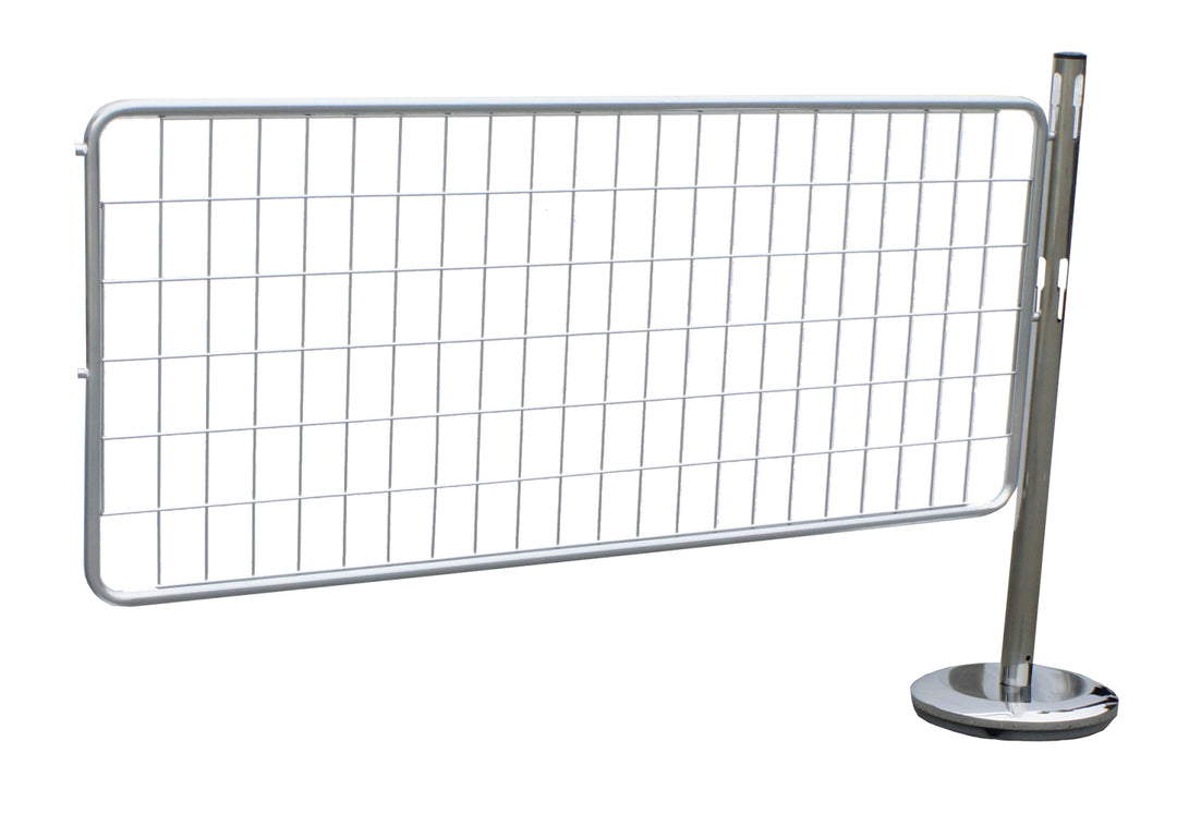 TieDex UK Chrome Post, Stainless Steel