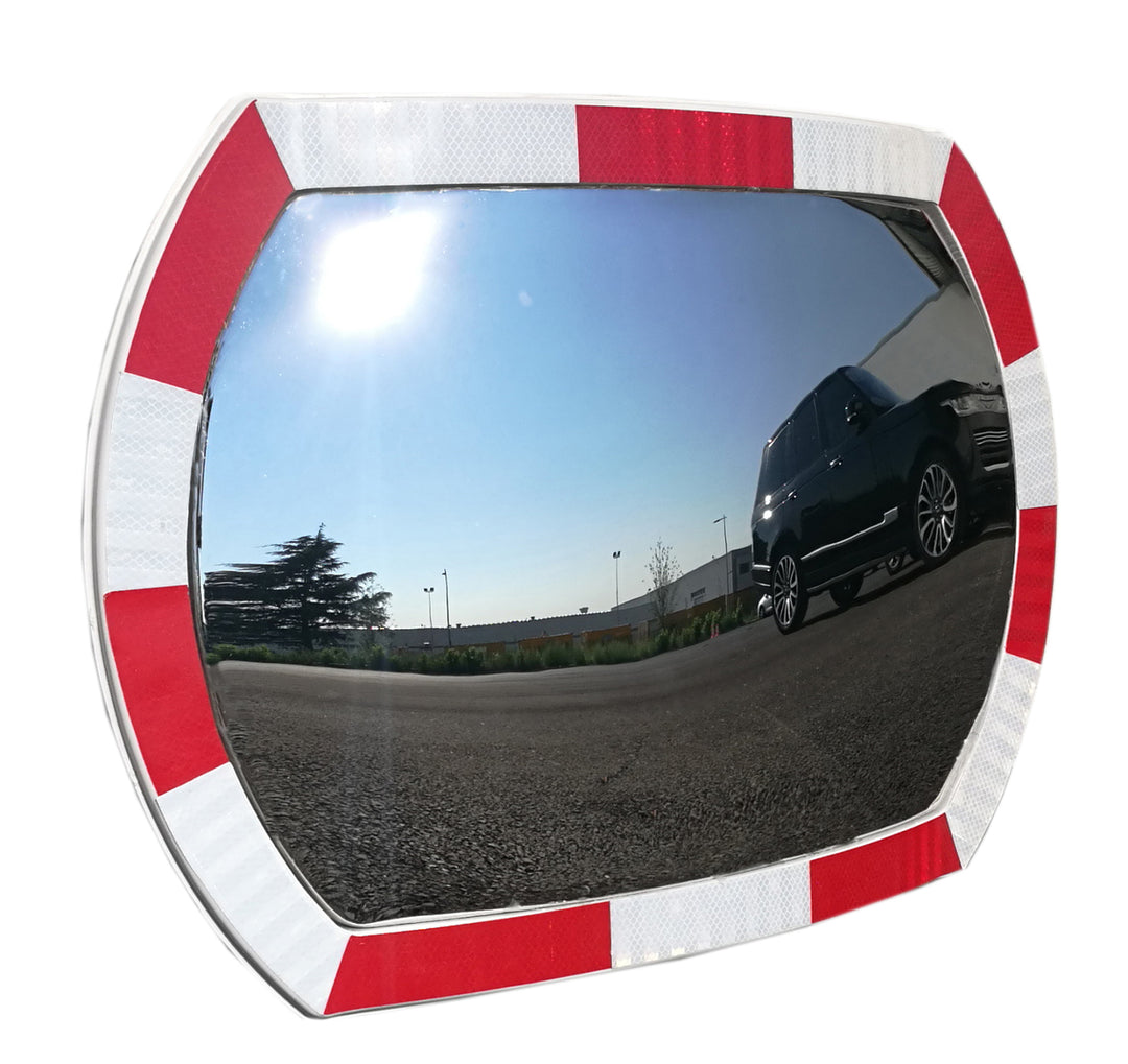 TieDex UK Polycarbonate Indoor &amp; Outdoor Mirror, Curved