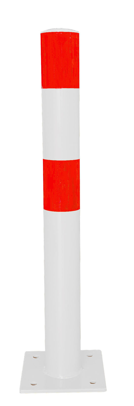 TieDex UK Red, White Post, Steel
